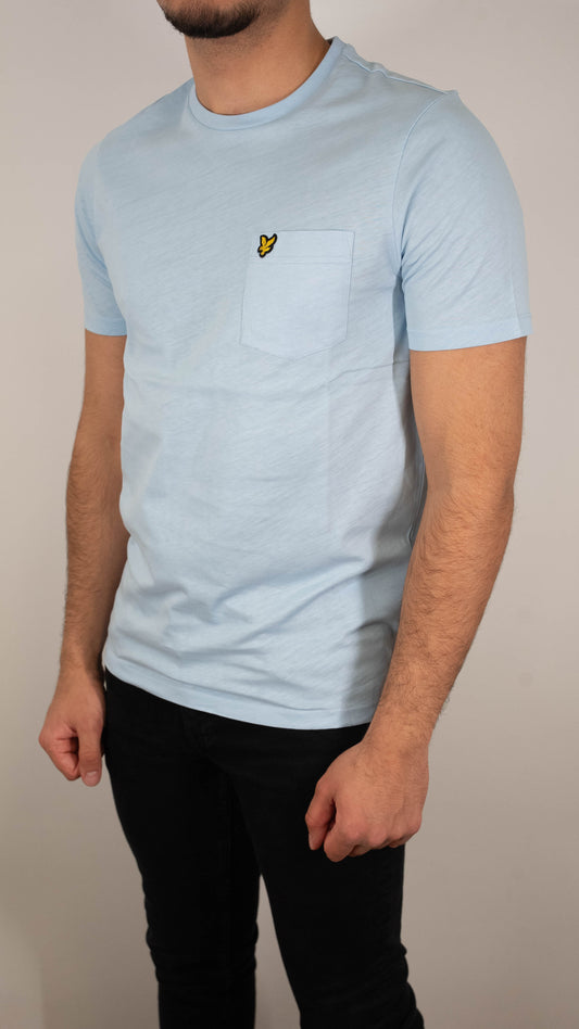 Lyle & Scott Baby Blue Majica sa Džepićem