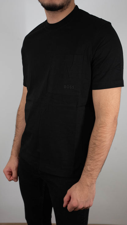 Crna Majica sa Džepom na Grudima [Oversize FIT]