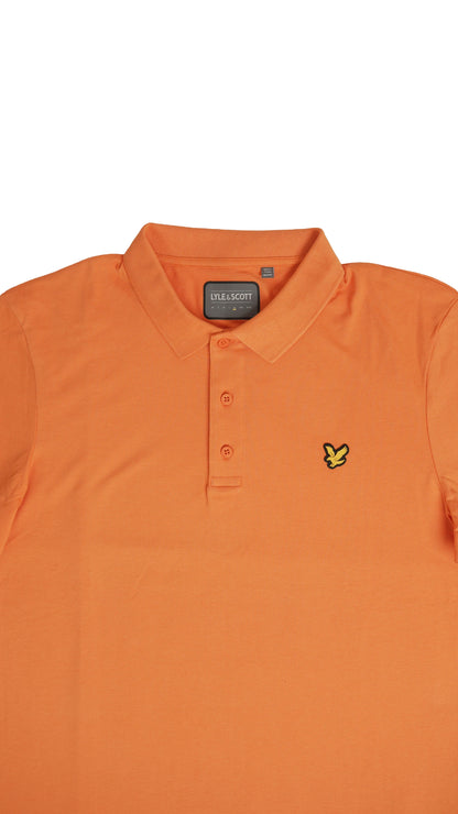 Lyle & Scott Narandžasta Majica na Kragnu