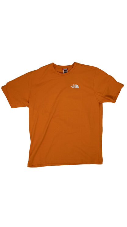 The North Face Narandžasta Majica sa Minimalistic Logom