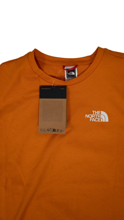 The North Face Narandžasta Majica sa Minimalistic Logom