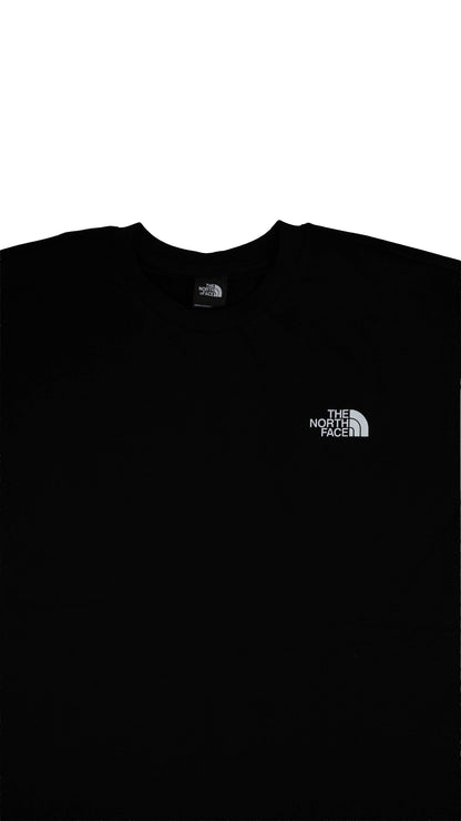 The North Face Crna Majica sa Vertical Printom na Leđima