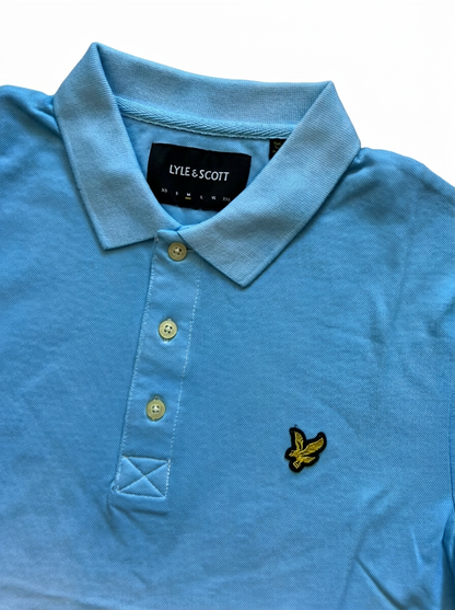 Lyle & Scott Belo-Plava Polo Majica