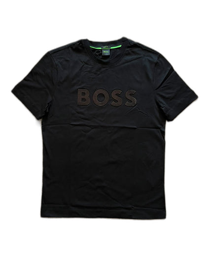 BOSS crna majica veliki logo
