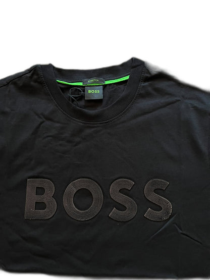 BOSS Crna Majica sa Velikim Logom