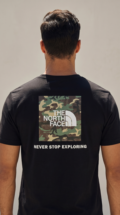 The North Face Crna Majica - back camo