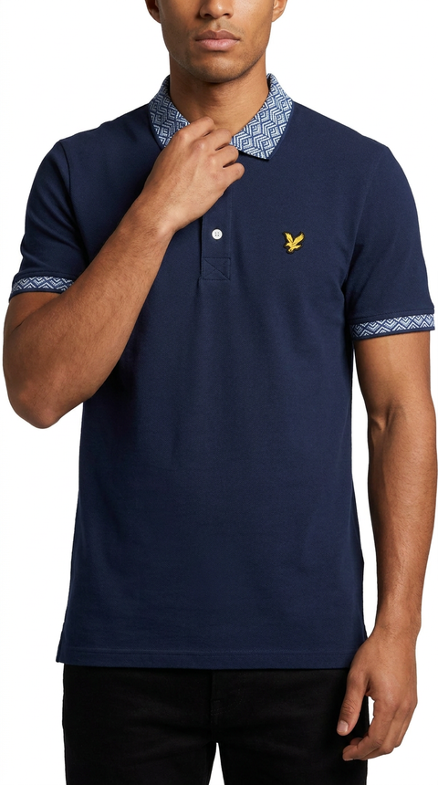 Lyle & Scott Polo Majica sa Detaljima na Kragni