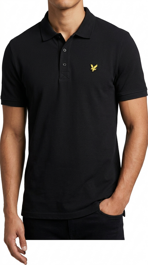 Lyle & Scott Crna Polo Majica