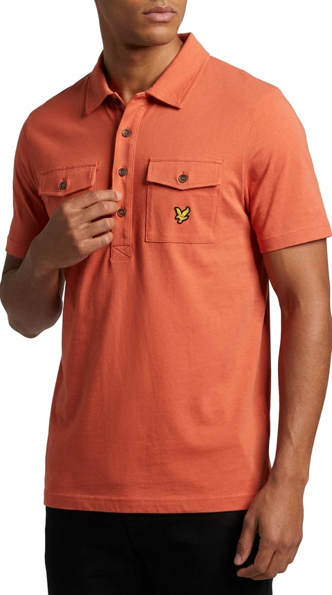 Lyle & Scott Narandžasta Polo Majica