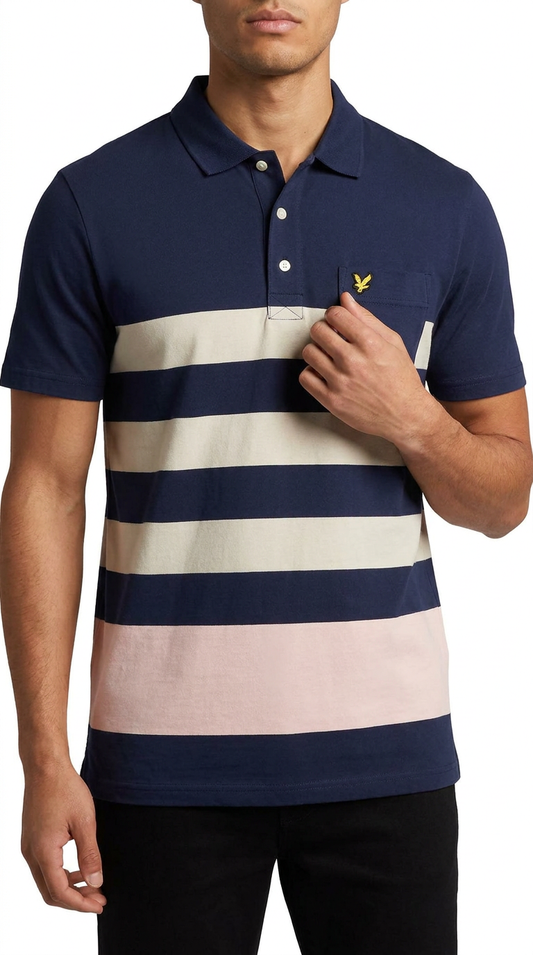 Lyle & Scott Polo Majica sa Prugama